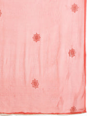 Neck Embroidered Handloom Unstitched Suit With Dupatta
