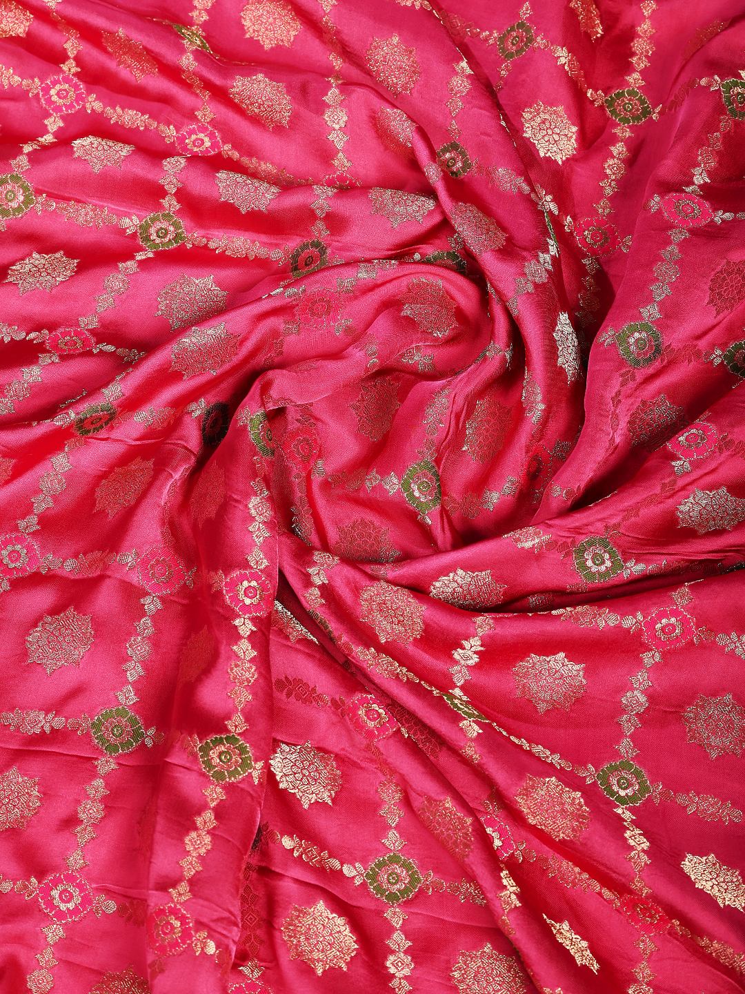 Woven Design Satin Saree