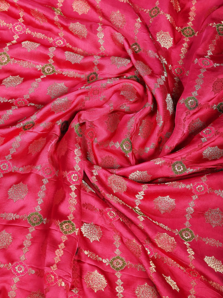 Woven Design Satin Saree