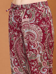 Paisley Printed Cotton Kurta Set