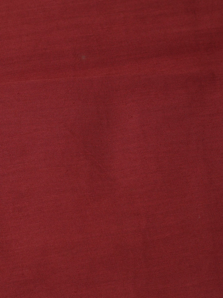 Embroidered Chanderi Unstitched Suit With Pant &amp; Dupatta