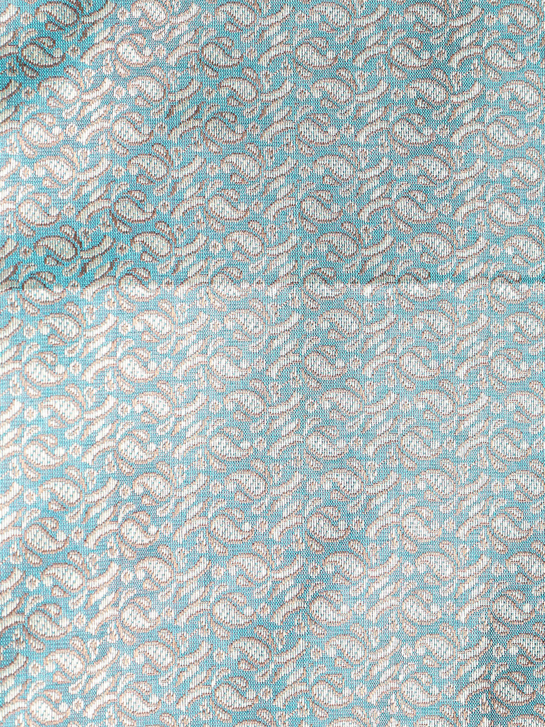 Woven Banarasi Chanderi Unstitched Suit With Dupatta