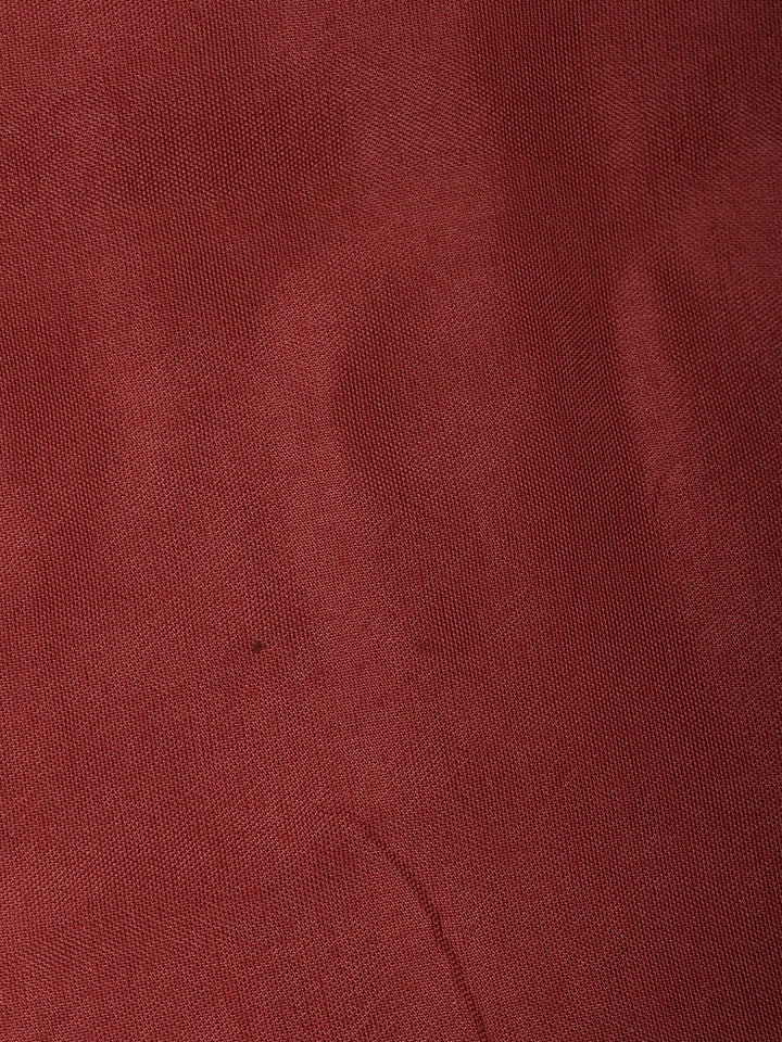 Printed Chanderi Unstitched Suit With Pant &amp; Dupatta