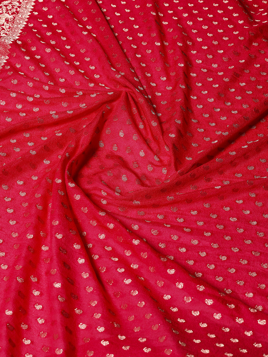 Zaari Jaal Crepe Saree