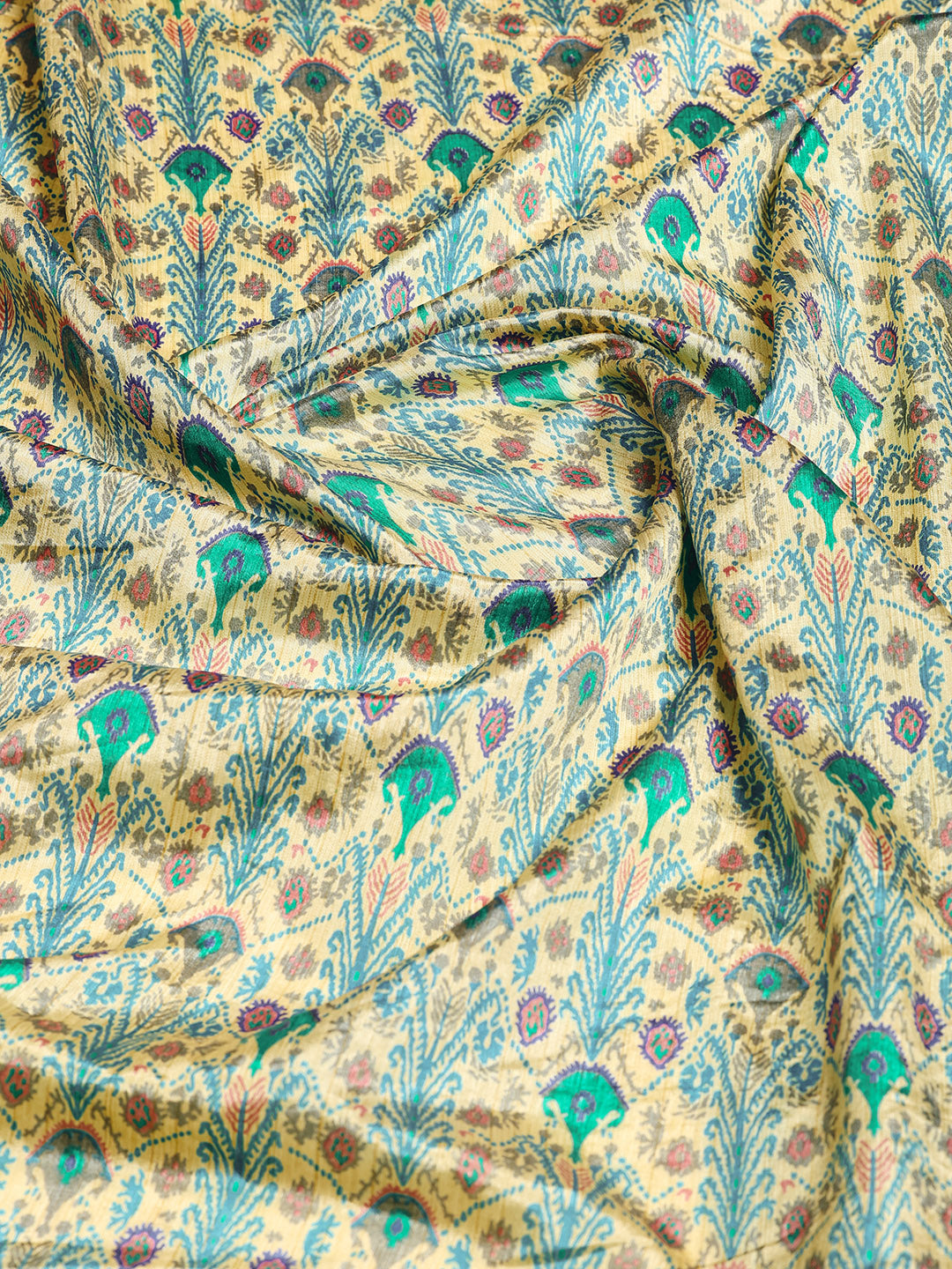 Digital Printed Art Silk Saree