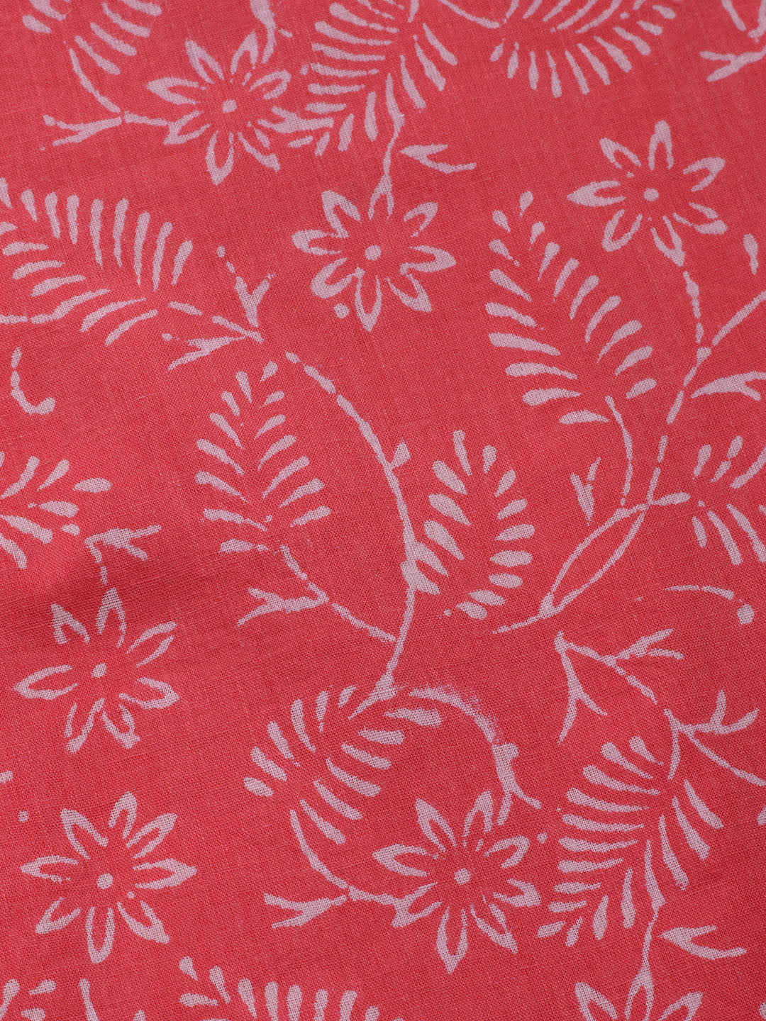 Printed Cotton Blend Unstitched Kurta With Pant &amp; Dupatta