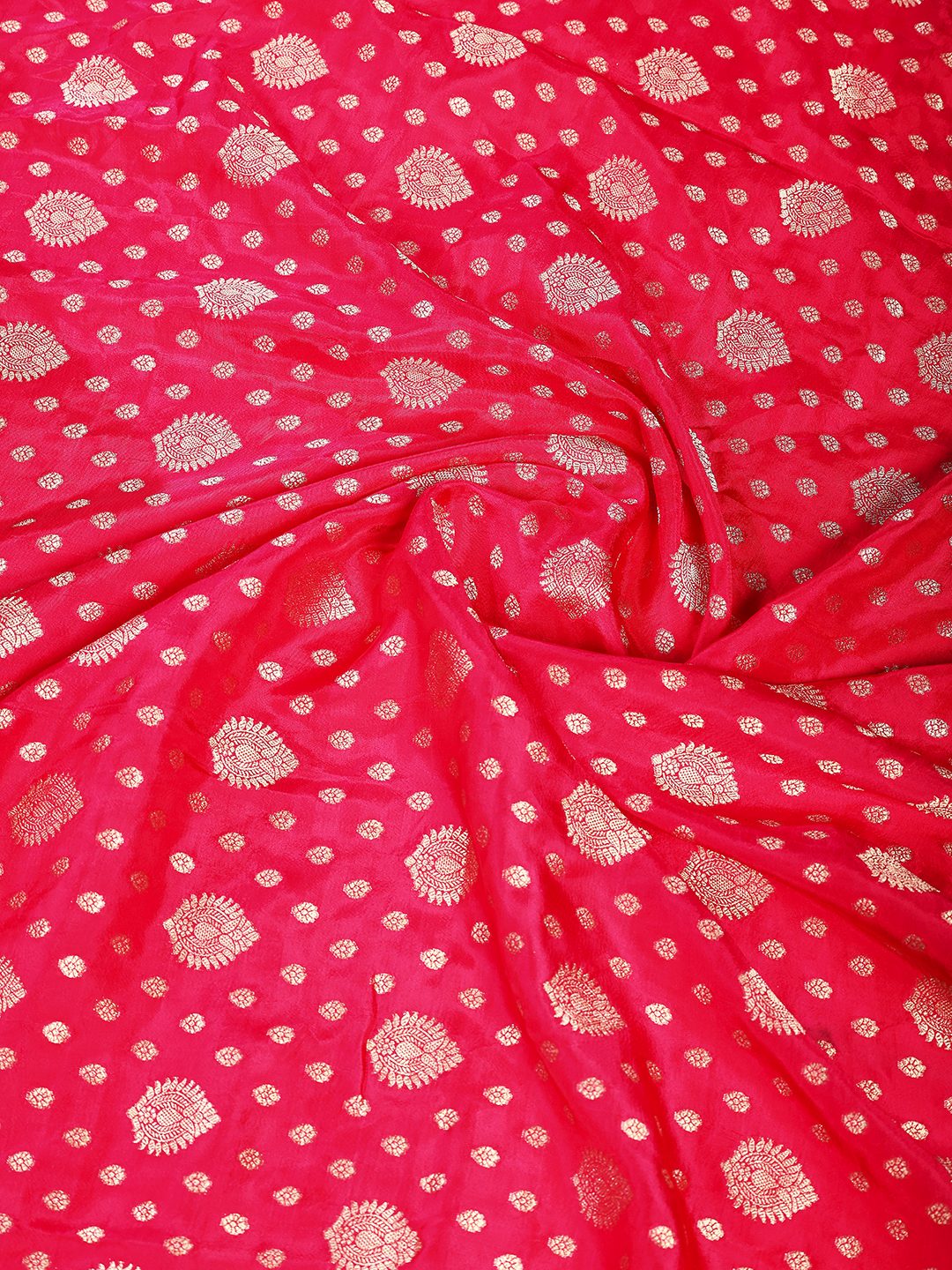 Woven Design Satin Saree