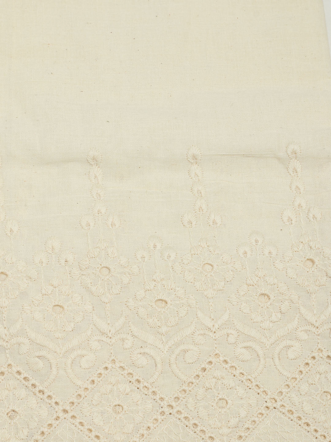 Printed Cotton Unstitched Suits Printed Suit With Pant &amp; Dupatta