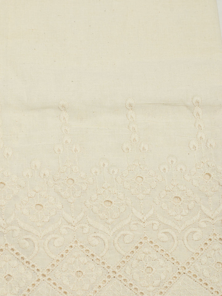 Printed Cotton Unstitched Suits Printed Suit With Pant &amp; Dupatta