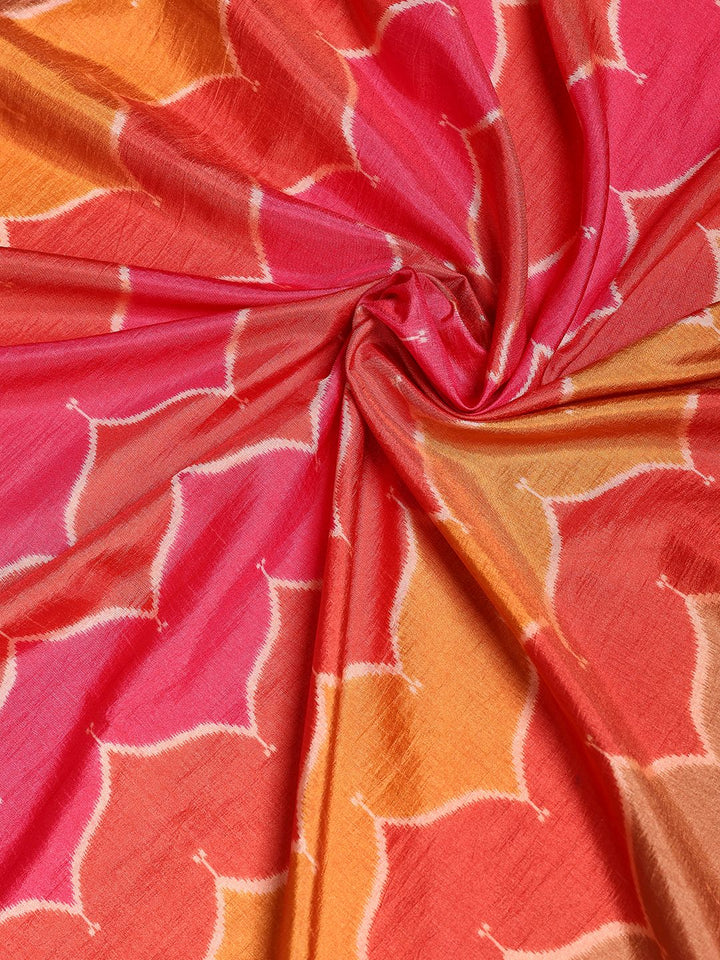 Digital Printed Art Silk Saree