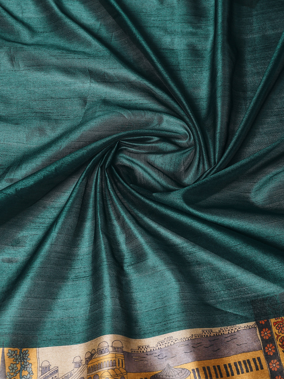 Plain Art slik Saree