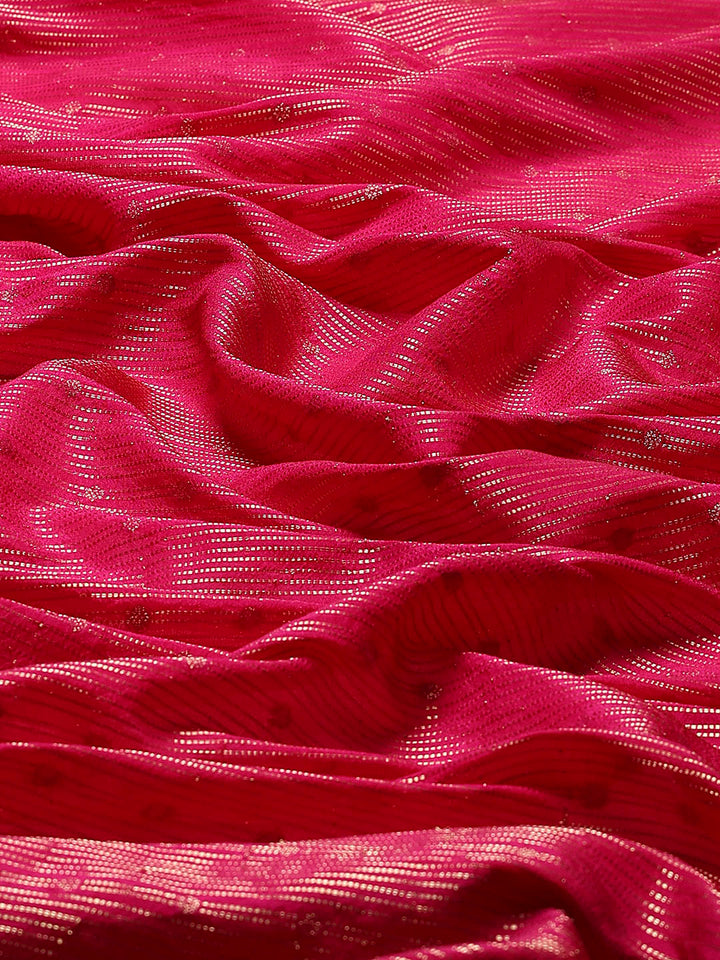 Plain Crepe Saree