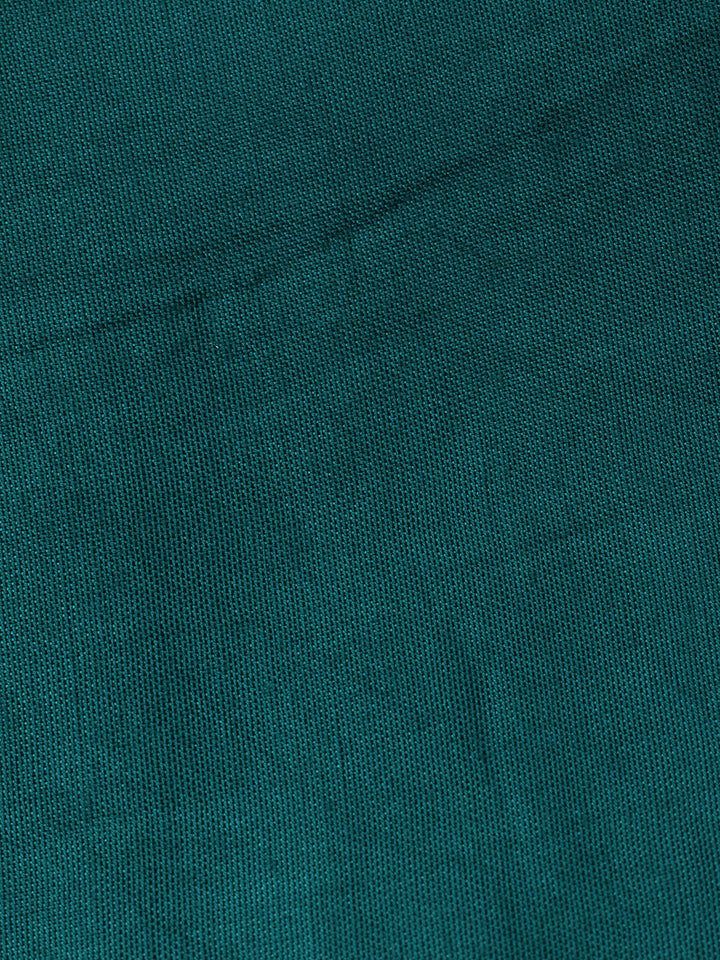 Embroidered Cotton Blend Unstitched Suit With Pant &amp; Dupatta