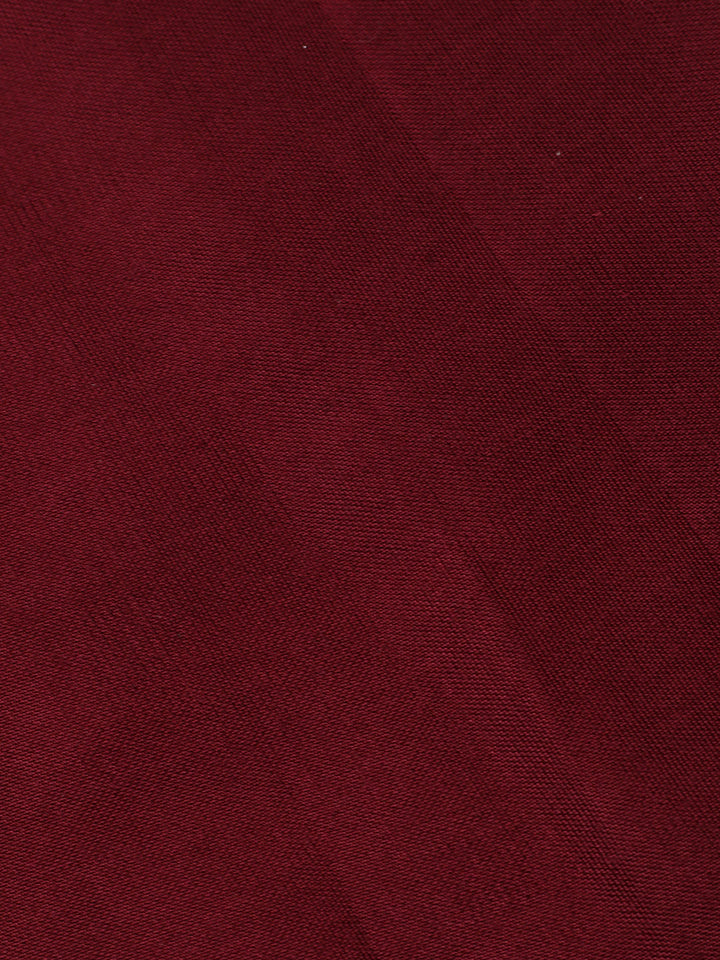 Printed Chanderi Unstitched Suit With Pant &amp; Dupatta