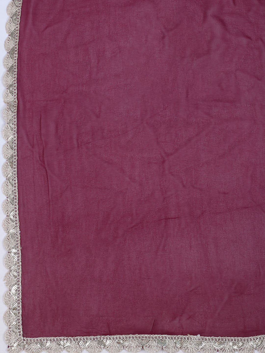 Embroidered Georgette Kurta With Garara & Dupatta