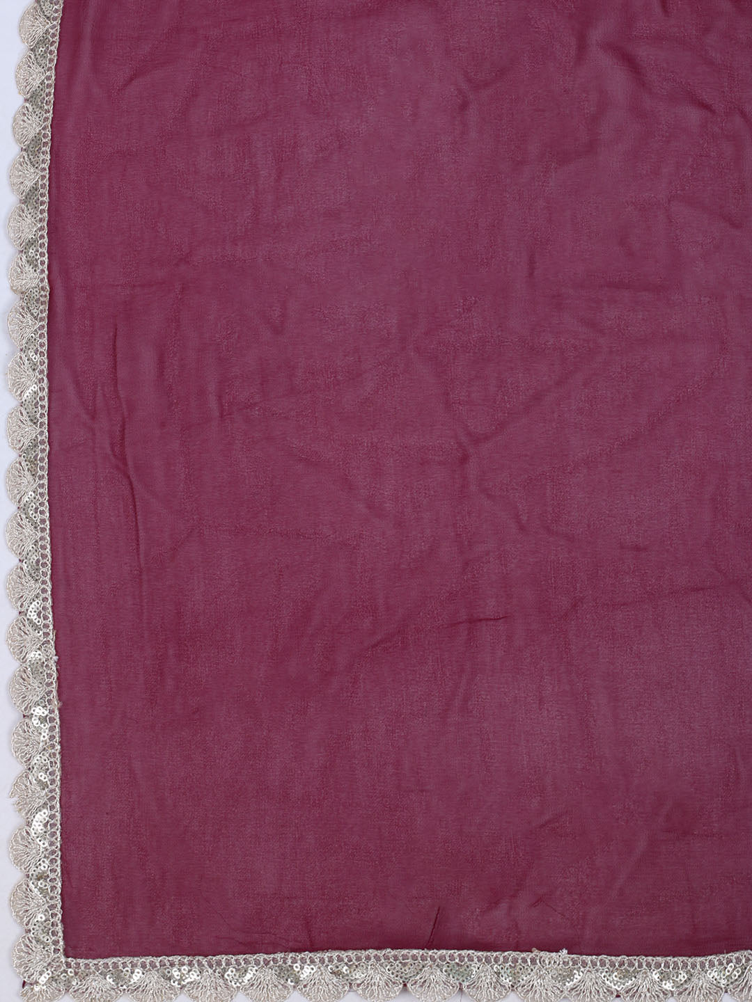 Embroidered Georgette Kurta With Garara &amp; Dupatta