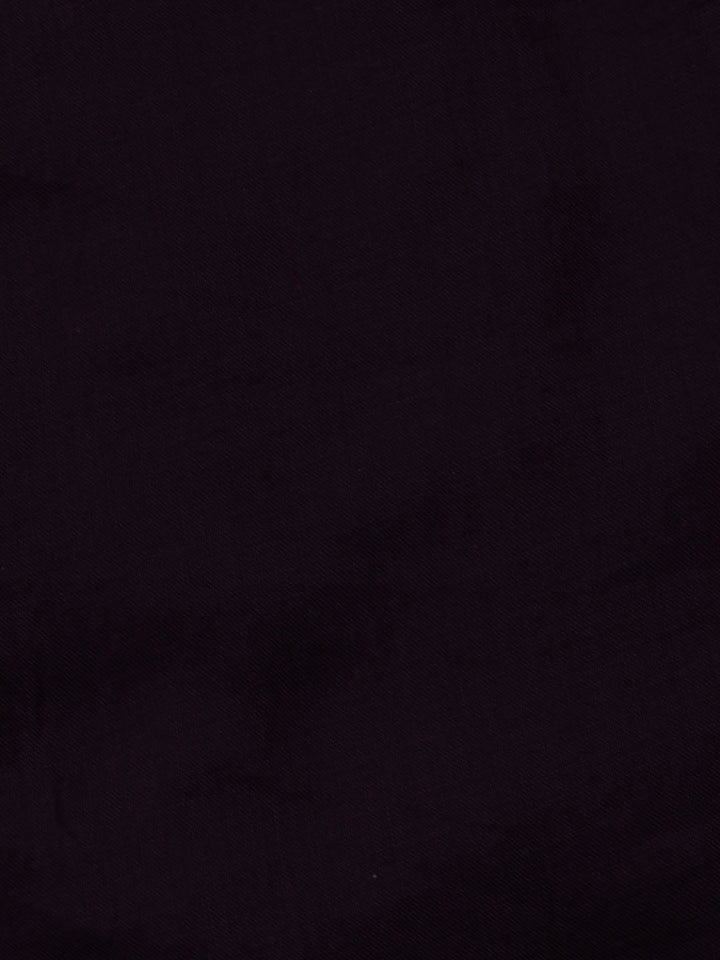 Patch Neck Cotton Blend Unstitched Suit With Dupatta