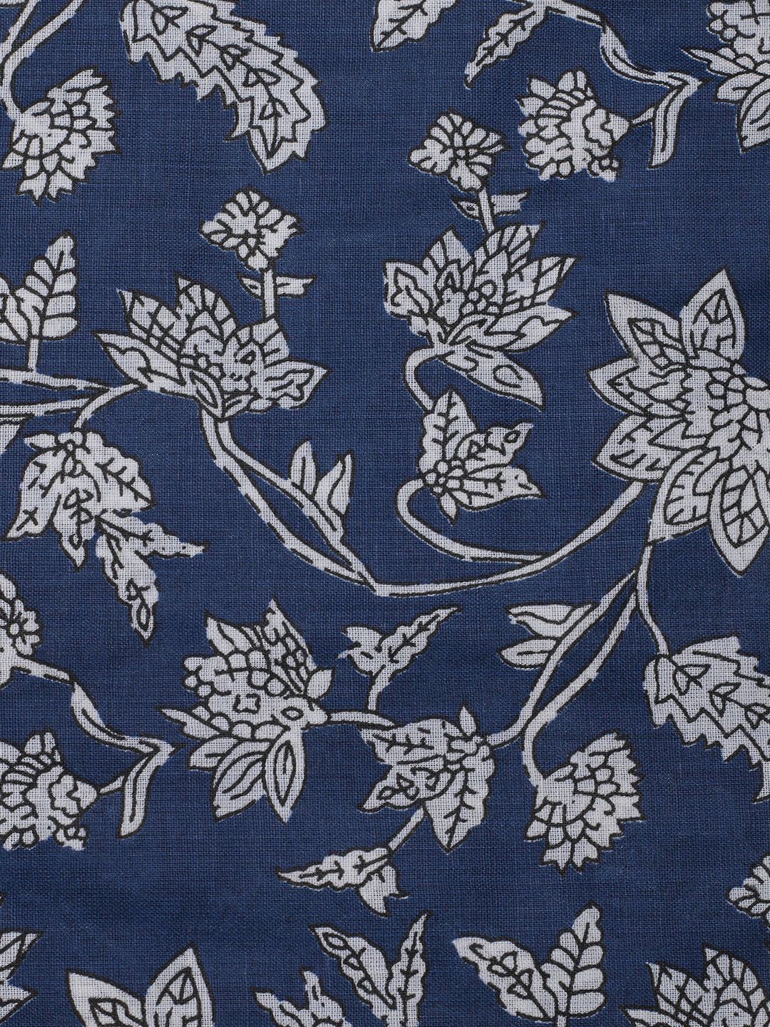 Printed Cotton Blend Unstitched Suit With Dupatta