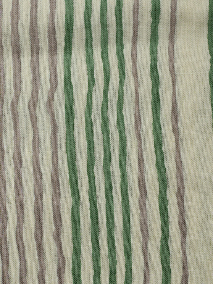 Printed Cotton Blend Unstitched Suit With Pant &amp; Dupatta