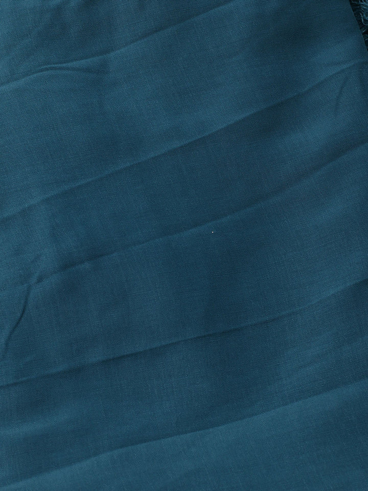 Woven Design Cotton Blend Unstitched Suit With Dupatta
