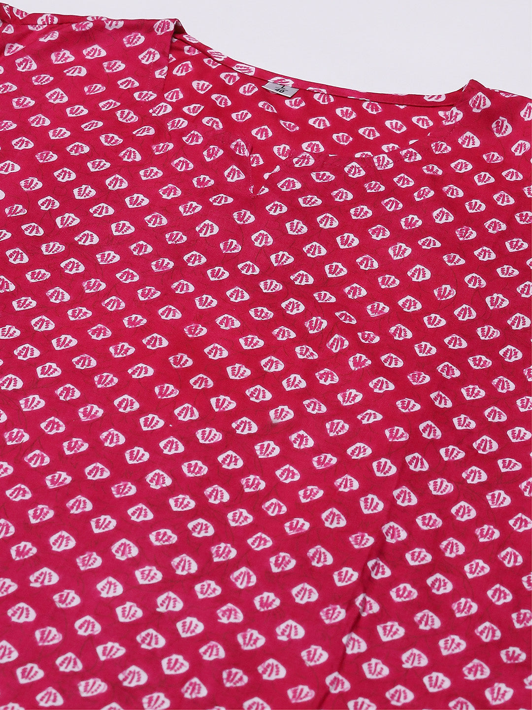 Printed Cotton Blend Kurta & Pants