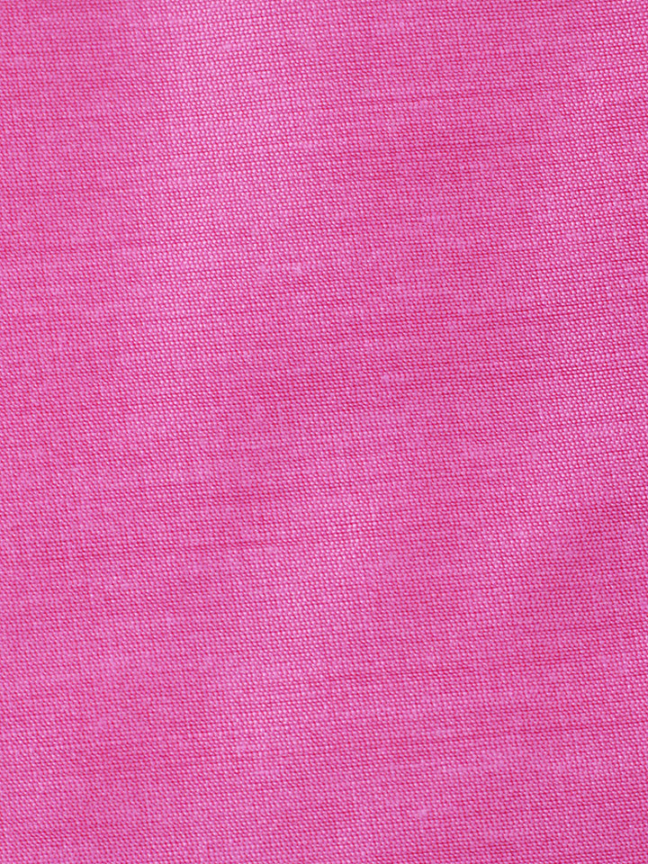 Printed Chanderi Unstitched Suit With Pant &amp; Dupatta
