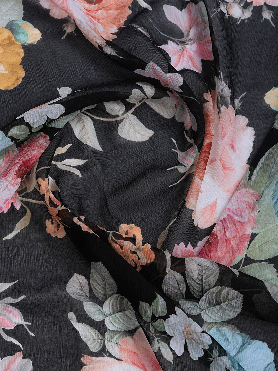 Digital Print Chiffon Saree