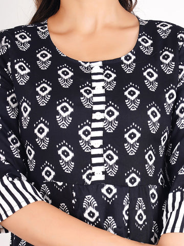 Printed Cotton Kurta