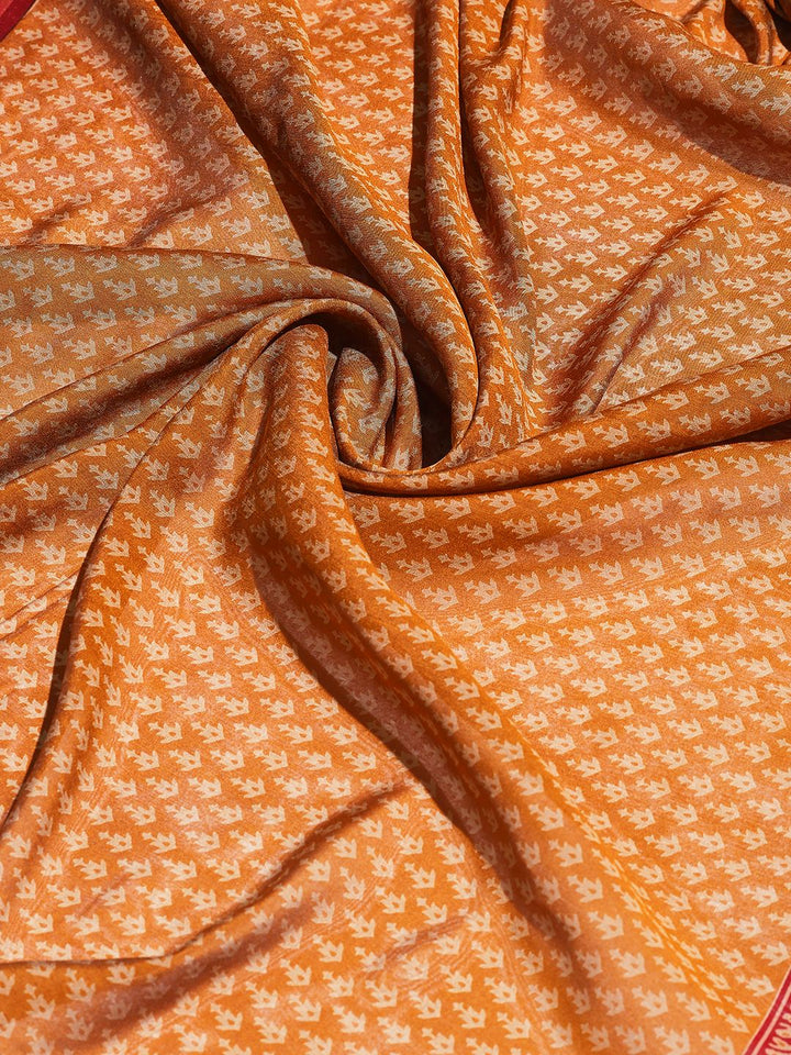 Digital Printed Art Silk Saree