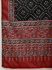 Printed Cotton Unstitched Suit Piece With Dupatta