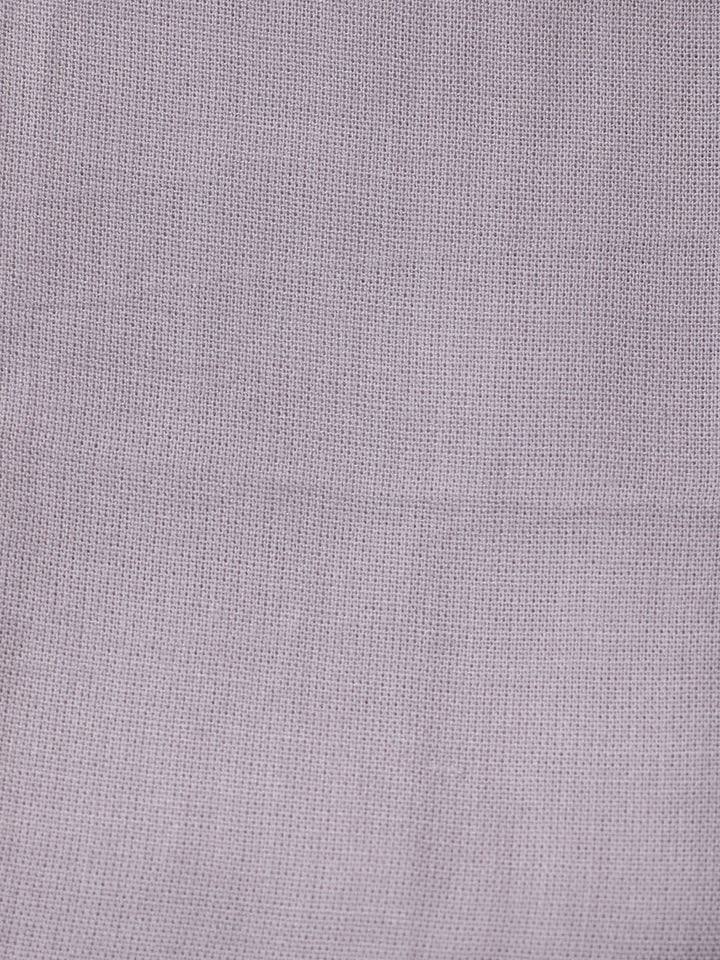 Embroidered Linen Blend Unstitched Suit With Pant &amp; Dupatta
