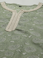 Printed Cotton Kurta Set