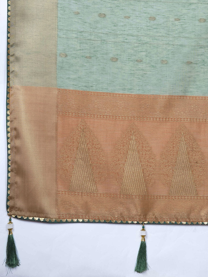 Woven Booti Art silk Saree