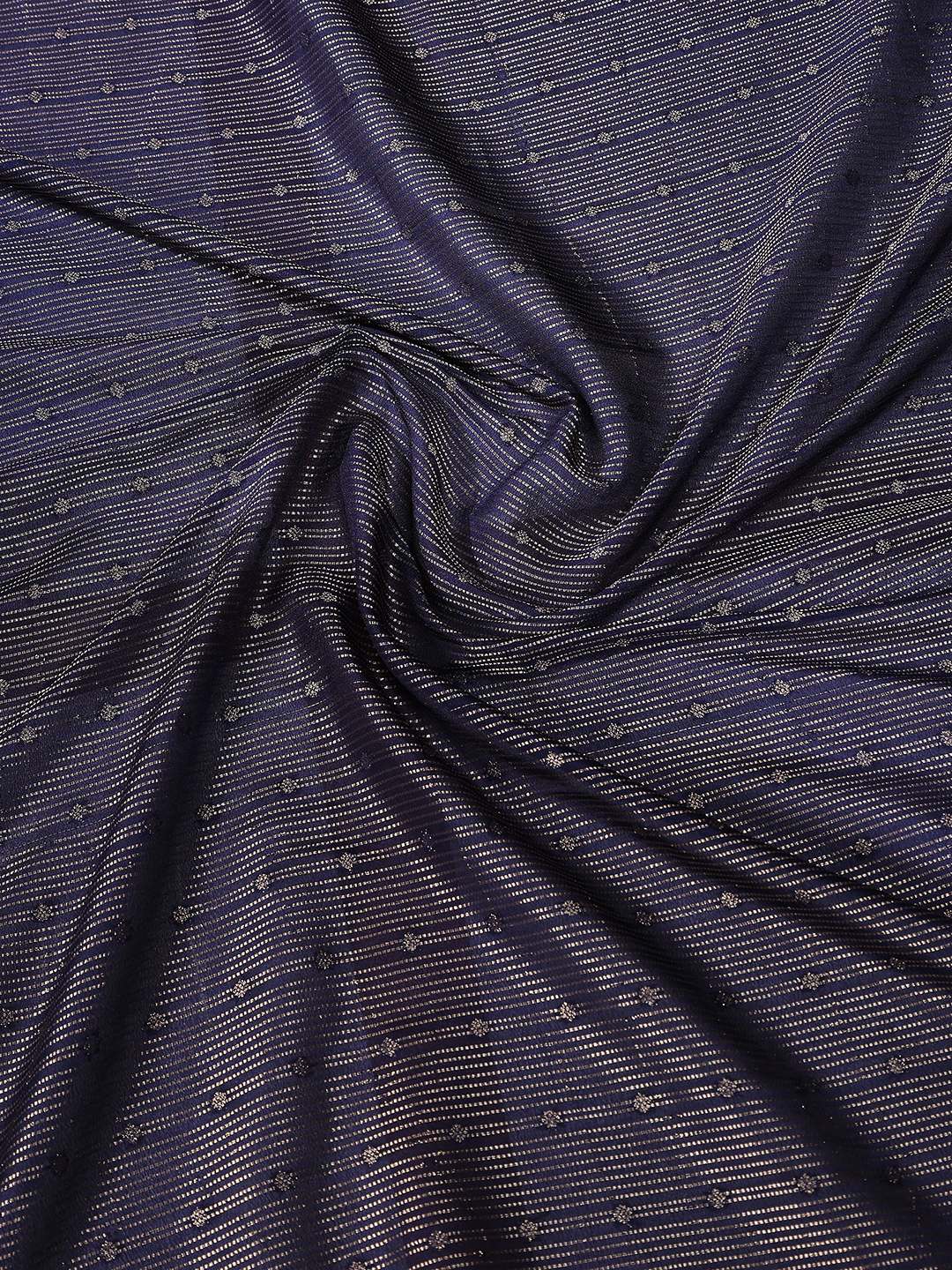 Plain Crepe Saree