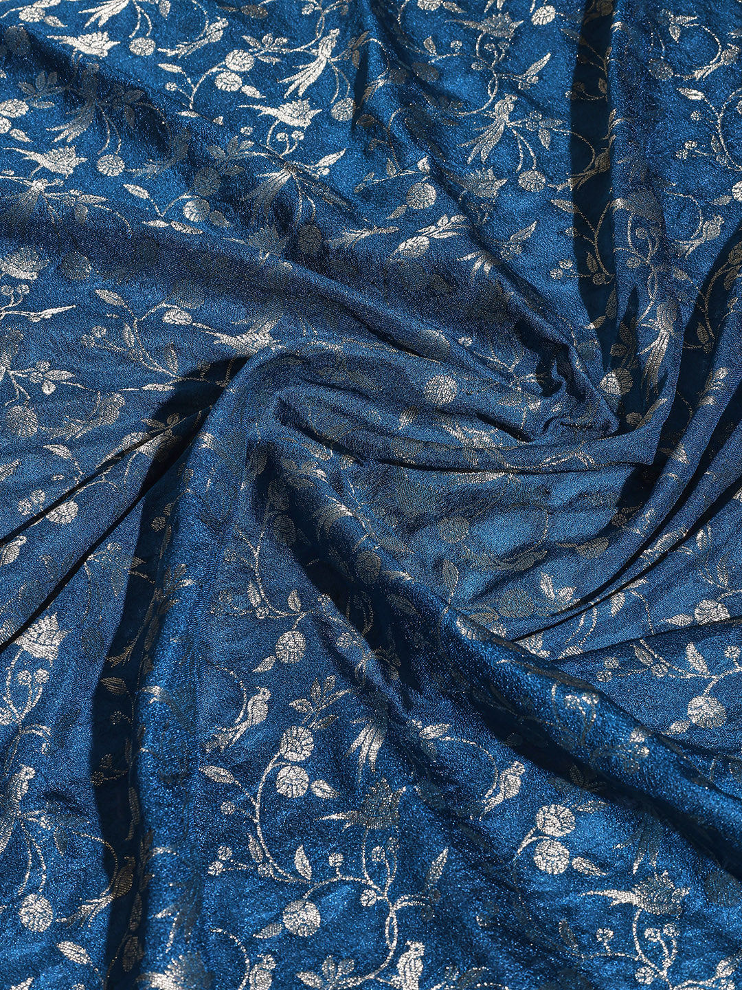 Zaari Jaal Woven Crepe Saree