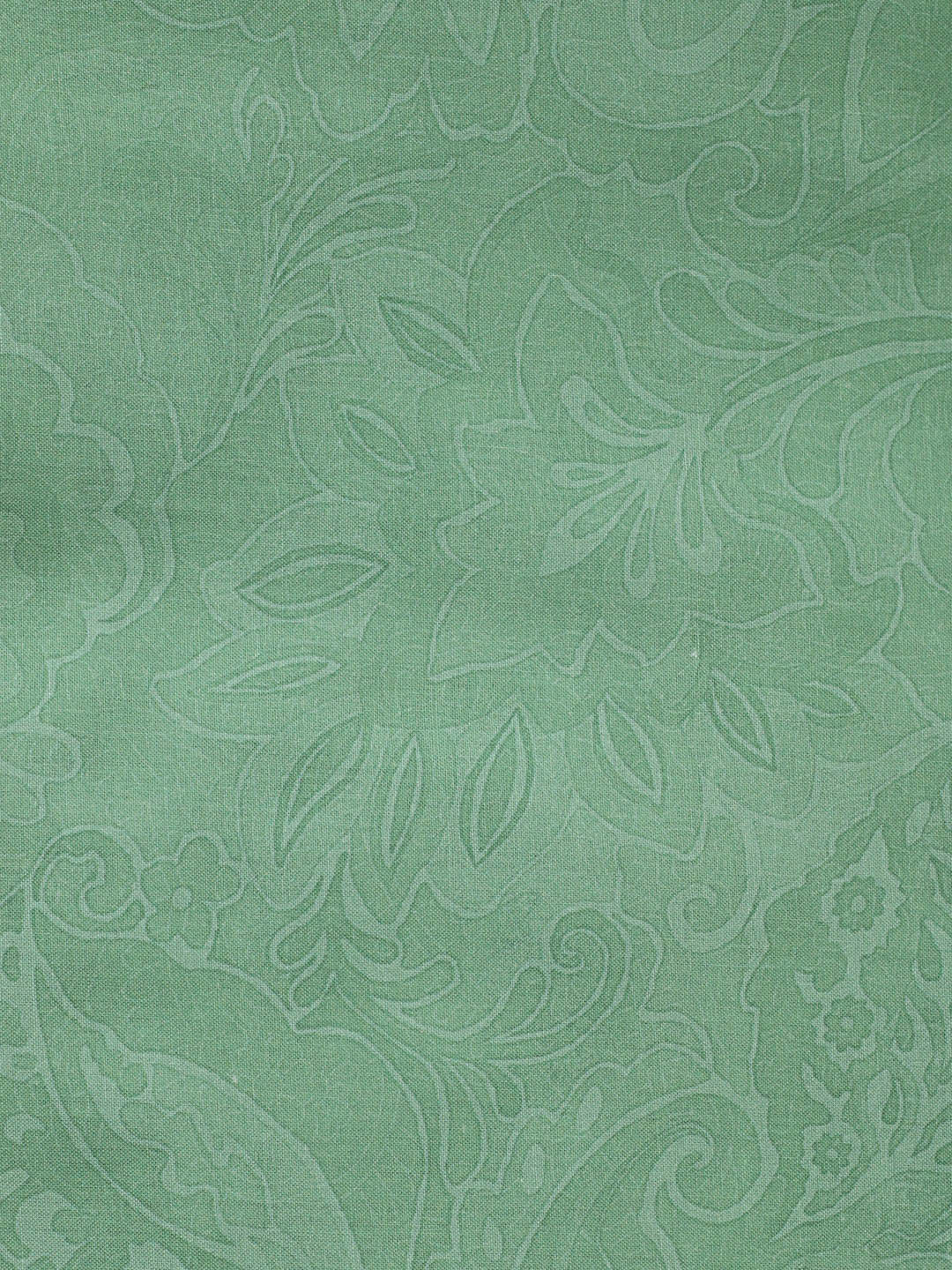 Embroidered Cotton Blend Unstitched Suit With Pant &amp; Dupatta
