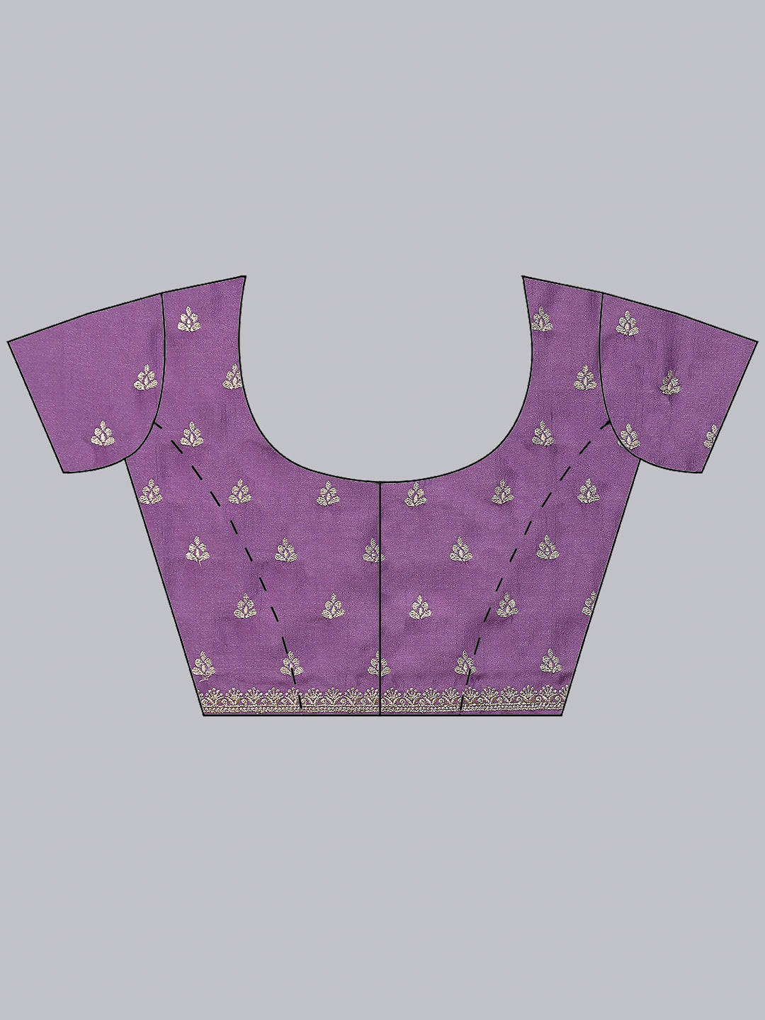 Zari Embroidered Tussar Saree