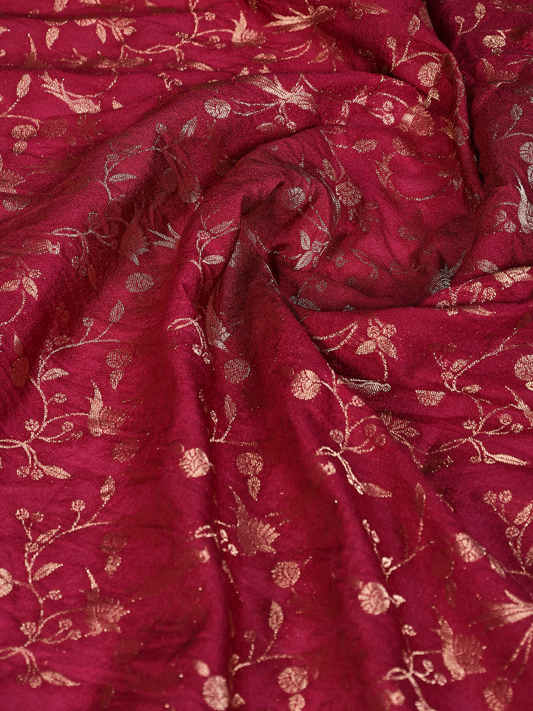 Zaari Jaal Crepe Saree