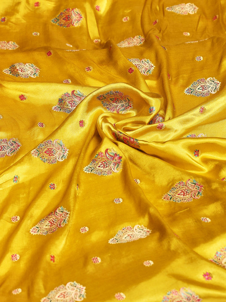 Woven Design Satin Saree