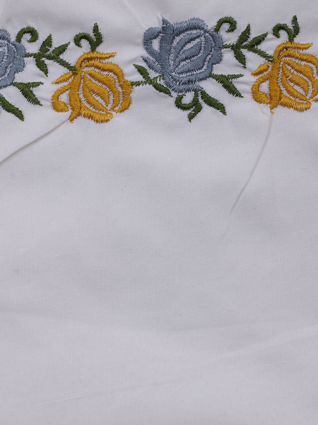 Printed Cotton Blend Unstitched Suit With Dupatta