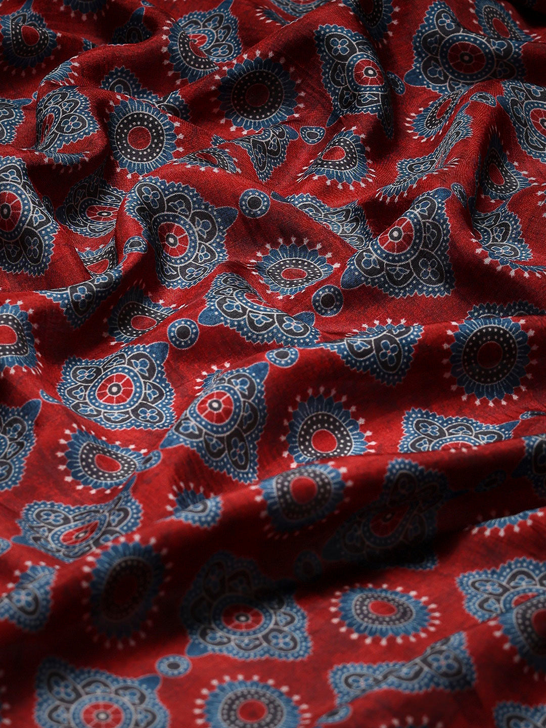 Digital Printed Art Silk Saree