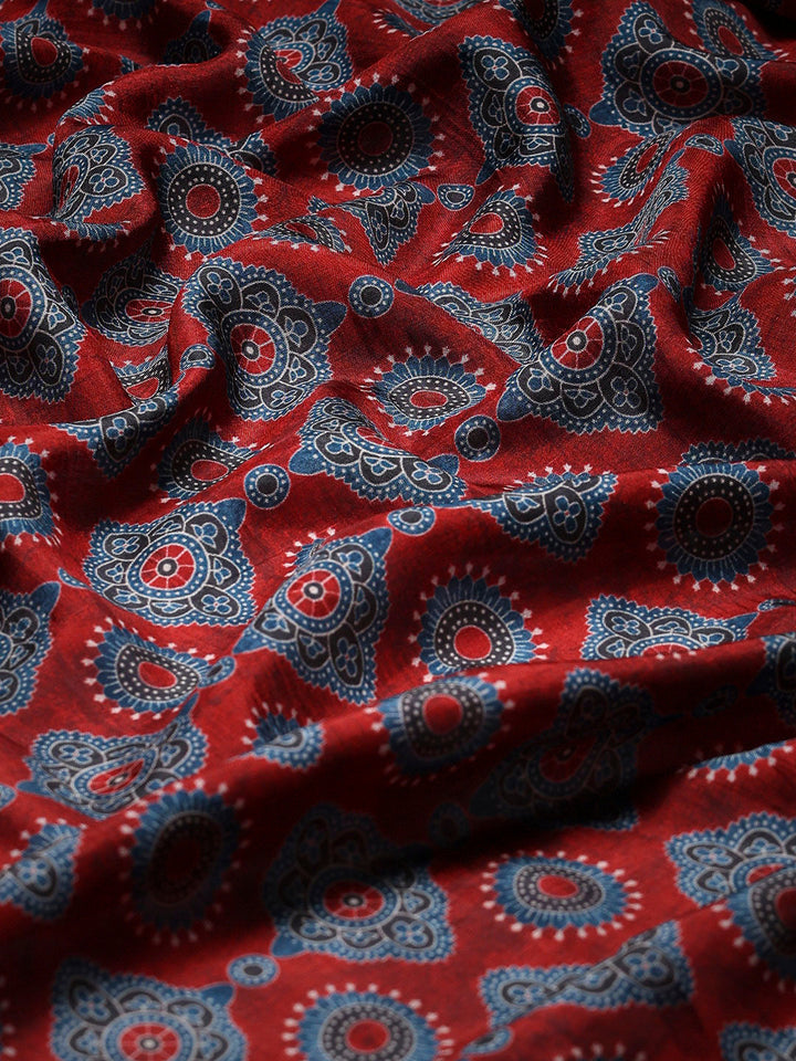 Digital Printed Art Silk Saree