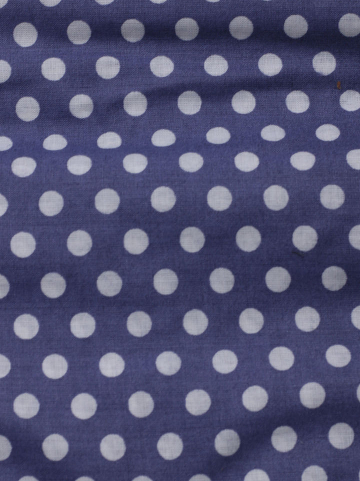 Printed Cotton Blend Unstitched Suit With Dupatta