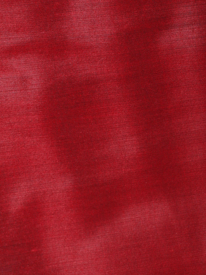 Woven Design Chanderi Unstitched Suit With Pant &amp; Dupatta