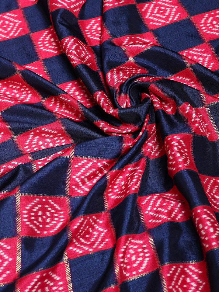 Digital Printed Art Silk Saree