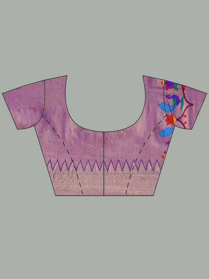 Paithani Woven Design Tussar Saree