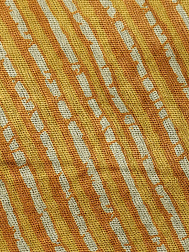 Printed Cotton Blend Unstitched Suit With Pant &amp; Dupatta