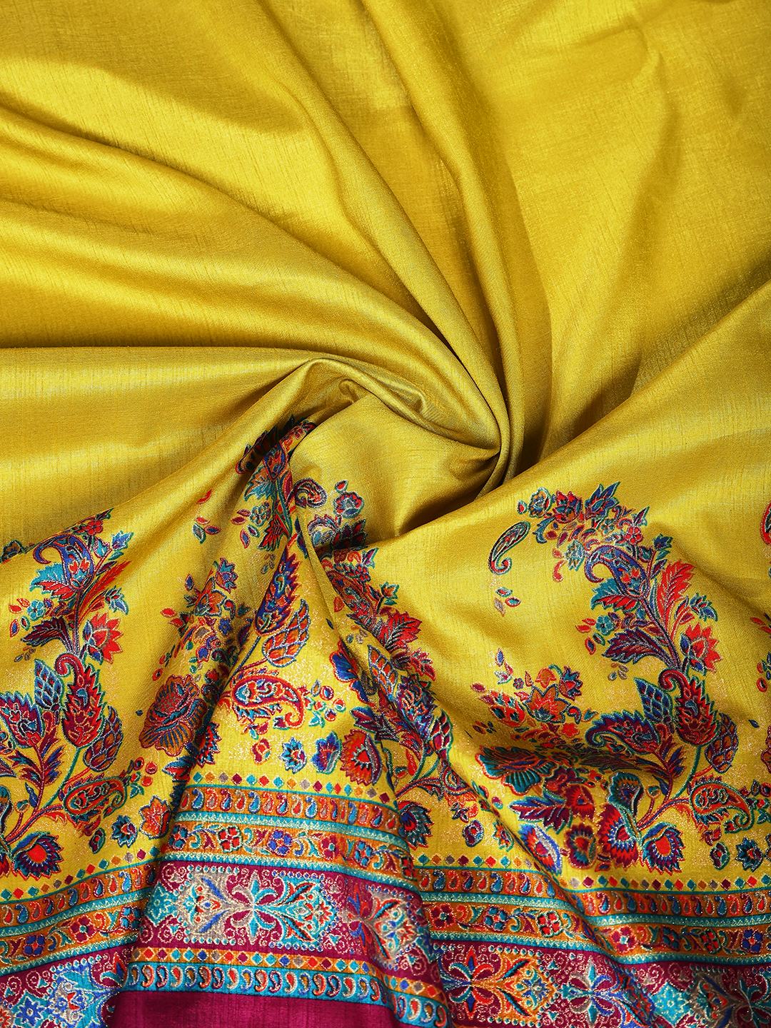 Digital Printed Art Silk Saree