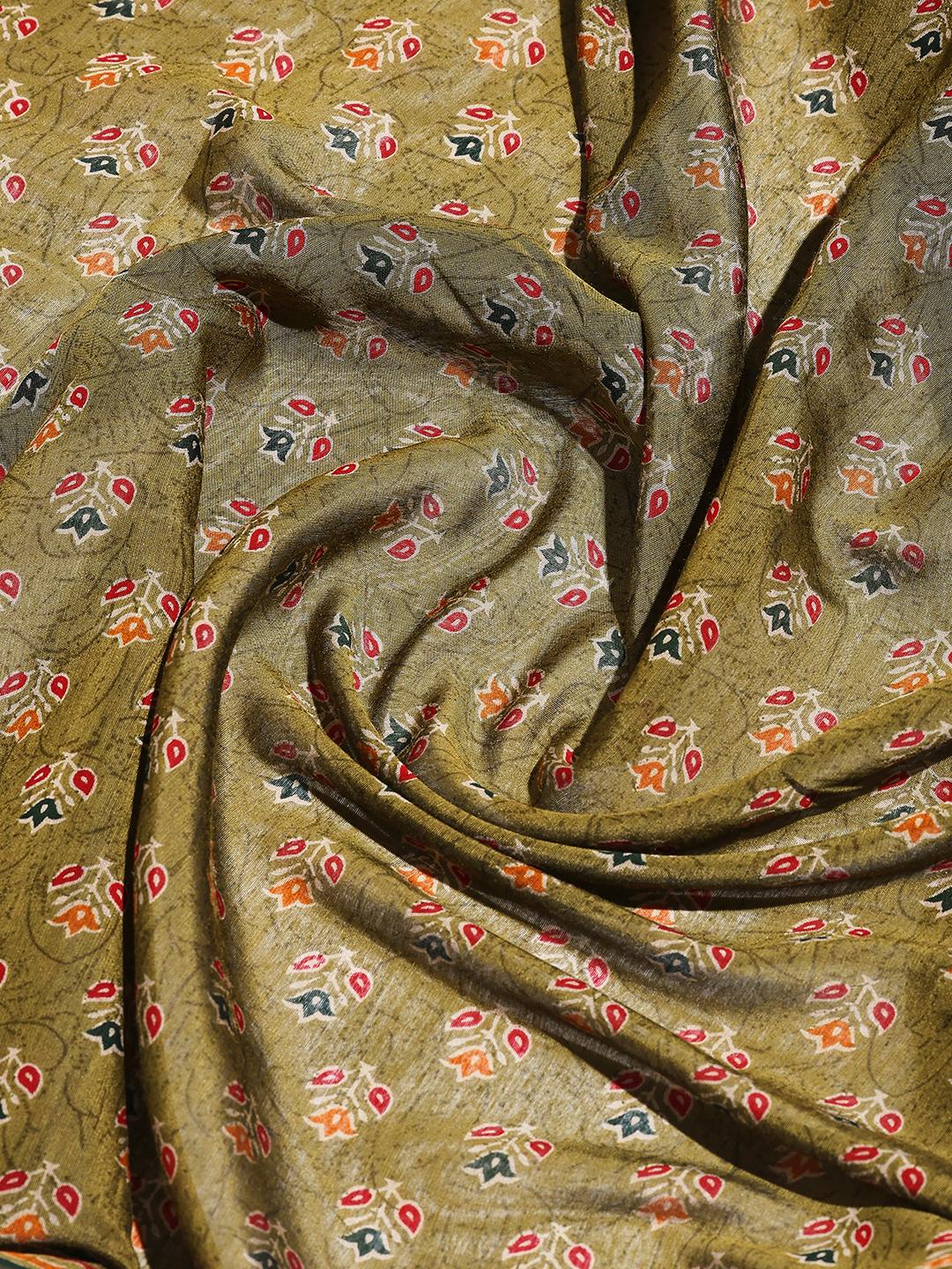 Digital Printed Art Silk Saree