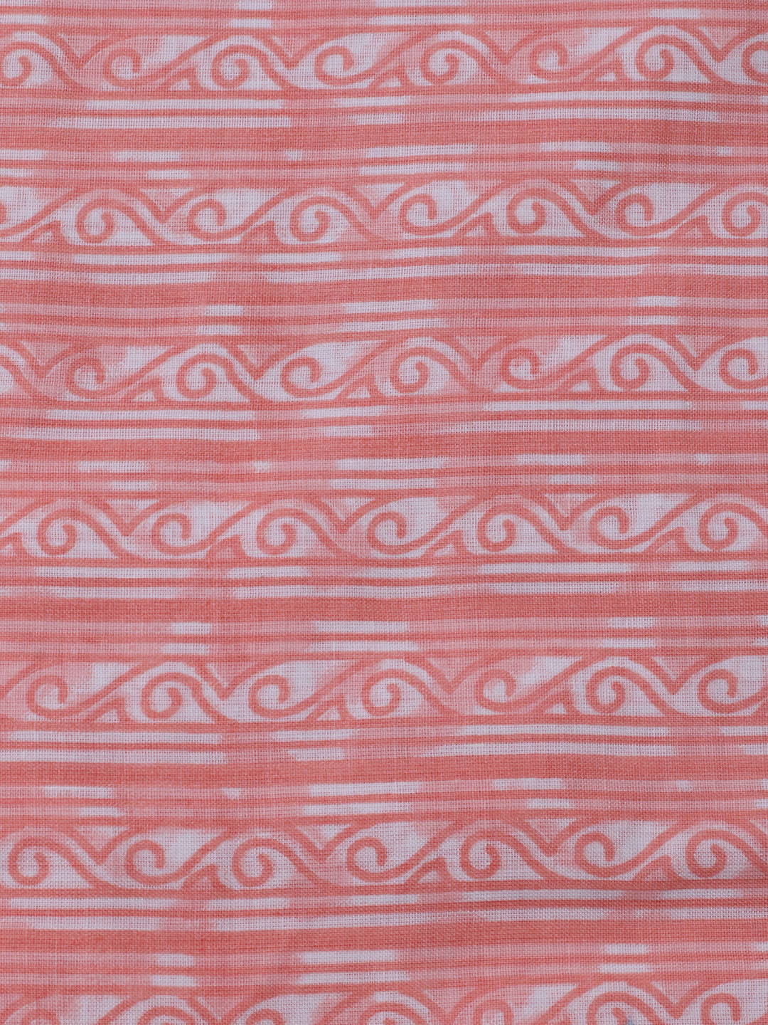 Printed Cotton Blend Unstitched Suit With Dupatta